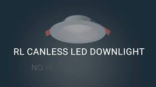 Halo RL Canless Downlight Install Video [upl. by Aicinod]