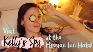 Kellys Spa at the Mission Inn Riverside CA  Experience Vlog [upl. by Yrehc]