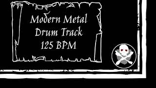 Metal Drum Track 125 BPM [upl. by Ahtram]