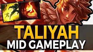 TALIYAH MID LANE GAMEPLAY  League of Legends [upl. by Yasu]