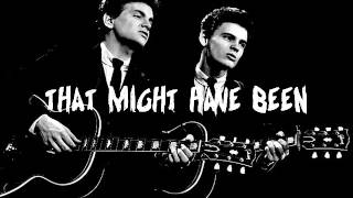 The Everly Brothers  Bye Bye Love lyrics on the screen [upl. by Milty]