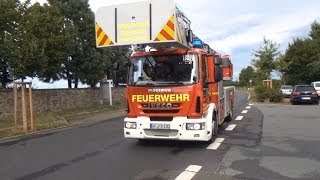 Schachtrettung in Götzenhain HLF1612  DLK2312 FF Dreieich [upl. by Der]