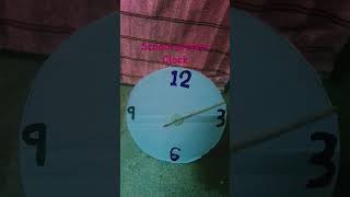 School project clock 🥰🥰 many project comment🥰💞shortsVachujeevi88 [upl. by Ahsien]