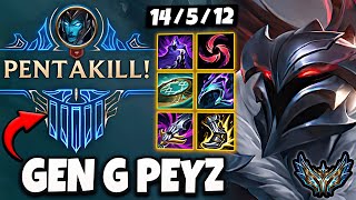 Kalista vs Lucian ADC  Gen G Peyz  Patch 149 Korea Challenger ✅ [upl. by Lerim]