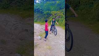 without hand cycling challenge shorts viralvideo riding trending ytshorts [upl. by Huggins325]