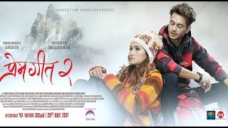 New Nepali Movie Prem Geet 2 Video with Pradip Khadka and Aslesha Thakuri [upl. by Anaylil]