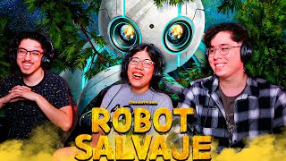 VIENDO POR PRIMERA VEZ ROBOT SALVAJE 2024 PELICULA REACCION [upl. by Jake586]