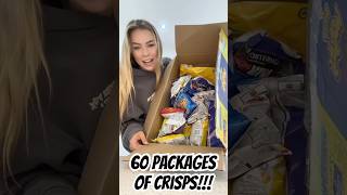 60 packets of crisps wotsits walkers monster munch Quavers Halloween snacks BuyShopNow TikTok [upl. by Philcox317]