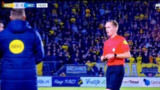 NAC Breda vs NEC Nijmegen 10 Match Suspended due to referee Goals Highlights [upl. by Muire]