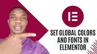 Set Global Color and Font in Elementor StepbyStep [upl. by Oilasor]