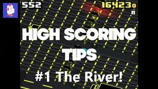 Crossy Road High Score Tips 1 edit  The River [upl. by Rockey]