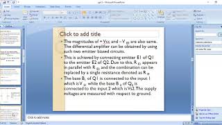 Introduction of differential amplifier and its configurations [upl. by Tifanie]