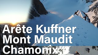 2 Arête Kuffner Mont Maudit MontBlanc montagne alpinisme Abris Simond Refuge du Goûter [upl. by Ahsenra430]