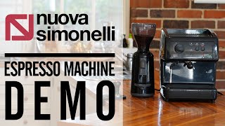 Demo  Nuova Simonelli Oscar 1 [upl. by Ueih]