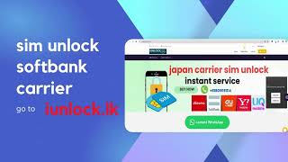 softbank sim unlocking [upl. by Gnilrad106]