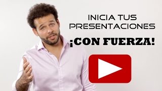 ✅Aprende Cómo INICIAR una PRESENTACIÓN para Captar la ATENCIÓN de tu PÚBLICO ¡FUNCIONA [upl. by Willms830]