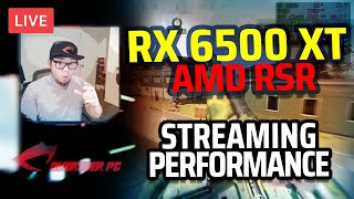 🔴 STREAMING Test  RX 6500 XT with AMD RSR Warzone Apex Legends [upl. by Vernita]