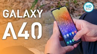 RECENSIONE SAMSUNG GALAXY A40 Compatto e Completo [upl. by Anselmo]