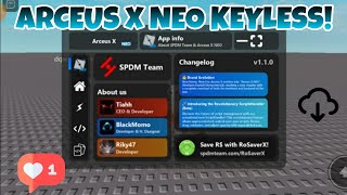 Arceus X NEO Mobile Executor Keyless Download Release 🔥 [upl. by Desirae]