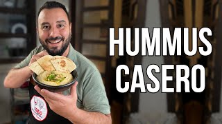 ¡Cómo hacer un Hummus Casero Fácil y Rápido  Receta [upl. by Suoirrad]