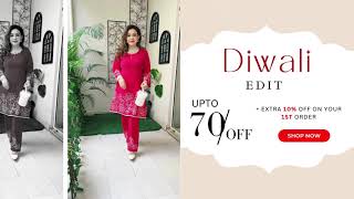 🎆 Diwali’s Biggest Firecracker Sale Up to 70 Off  Extra 10 Off 🎆  Global Republic Fashions [upl. by Bowers696]