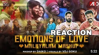 Emotions Of Love Malayalam Song Mashup Reaction  Dulquer Salmaan Prithviraj  Entertainment Kizhi [upl. by Franzoni]