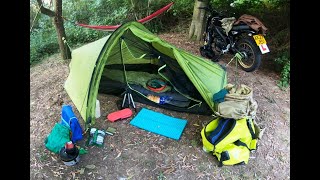 Moto Camping  Clacton Ardleigh Dedham Hadleigh and Rattlesden Cross Country Route Yamaha XSR125 [upl. by Dorthy]