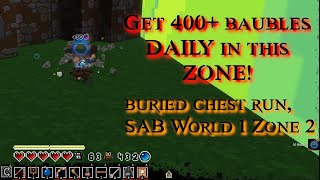 GW2 SAB W1Z2 Buried Chest Run  Blish Mod [upl. by Mick397]