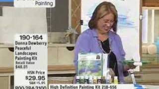 Donna Dewberry Peaceful Landscapes Painting Kit  Item [upl. by Dowd462]