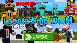 Lapata Smp World Download Link In java and mcpe S5 Full updated world [upl. by Milissa638]