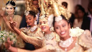 Sri Lanka Best New Bride Welcome Dance  Isiwara Siritha Wedding Of Lakshmi And Sudesh [upl. by Ylebmik]