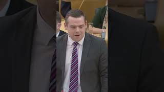 Douglas Ross swears at protestors for interrupting FMQs [upl. by Calie]