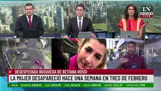 Betiana Rossi desapareció hace una semana en Tres de Febrero [upl. by Medina]