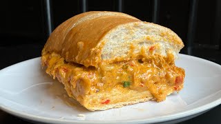 New Orleans Crawfish Bread  Emeril Lagasse recipe [upl. by Olonam]