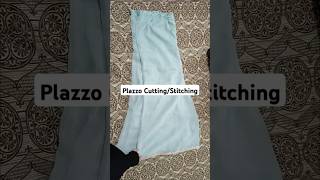 Plazzo Cutting  Plazzo Stitching plazzodesign plazzopantdesign plazo sewing [upl. by Amlez581]