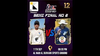 KARACHI NIGHT CUP SEASON 12  SEMI FINAL NO 02  YASIR 11 VS PLCA REDS  MEDIA MARK [upl. by Zurn]