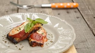 Involtini di melanzane alla pizzaiola  Ricette che Passione [upl. by Eerolam]