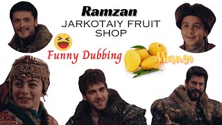 Kurulus Osman Funny Dubbing Episode 3  Ramzan Special  Jarkotaiy Fruit Shop  Bin Fayyaz Fun [upl. by Jordain]