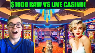 1000 RAW VS LIVE CASINO GAME MADNESS MAX WIN INCOMING [upl. by Hadik]