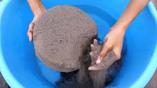 ASMR Edits ASMR Crumbling Charcoal soft sand brownish Dirt dry n wet Floor Crumbling  ASMR Hub [upl. by Rust786]