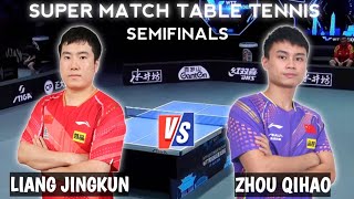 Liang Jingkun vs Zhou Qihao Semifinals WTT Contender Taiyuan 2024 [upl. by Namzaj501]