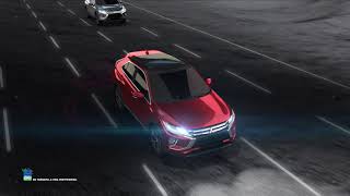 Eclipse Cross 2019  Sistema de Monitoramento de Pontos Cegos BSW  Mitsubishi Motors [upl. by Aivatnwahs]