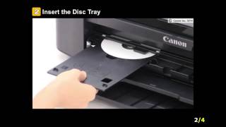 Canon PIXMA iP8720 Disc Label Printing from PC [upl. by Celik]