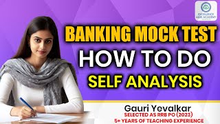 How to do Mock test Analysis I All banking Exam I ibps exam [upl. by Avin]