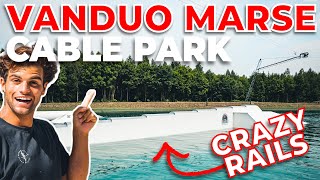 Vanduo Marse Cable Park Tour  Crazy Wakeboarding Rails  Wakeboarding in Lithuania [upl. by Alfonzo]