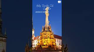 UNESCO WORLD HERITAGE SITES  Holy Trinity Column Czechia 😍 unesco travel history [upl. by Markman171]