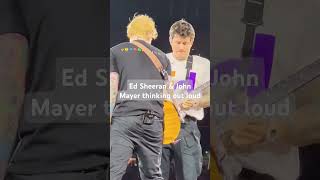 Ed Sheeran amp John Mayer guitar talk back edsheeran johnmayer [upl. by Sykleb710]