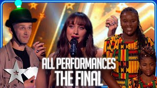 ALL Performances from the Series 17 Live Final  Britains Got Talent [upl. by Karry942]