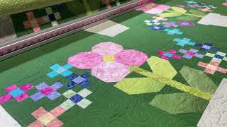 Beth’s “Isabell’s Garden” quilt [upl. by Aihtyc]