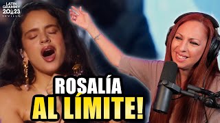 ROSALIA llena de EMOCIONES cantando en los LATIN GRAMMY  Ceci Dover VOCAL COACH reaction amp Analysis [upl. by Rafter508]